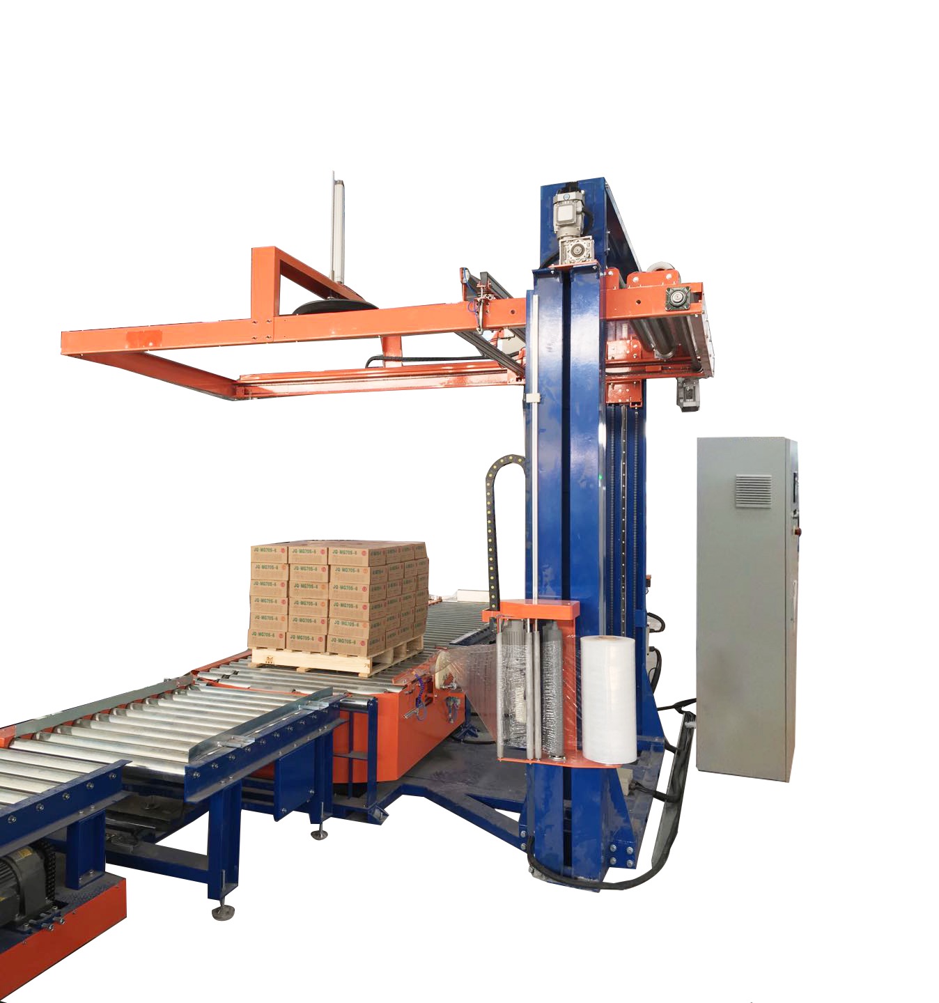 Turntable Pallet Wrapper With Sheet Dispenser Manufacturers_For sale